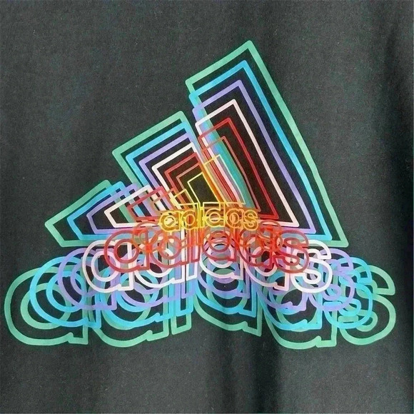 Adidas Men's Climalite Future Bos Crew-neck T-shirt Black Medium - Picture 4 of 9